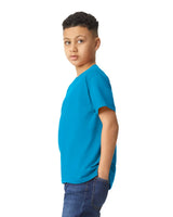 Gildan 5000B Youth Heavy Cotton Fabric - Sapphire, Short Sleeve, Classic Fit (1 Piece)