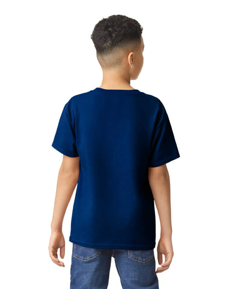 Gildan 5000B Youth Heavy Cotton Fabric - Navy, Short Sleeve, Classic Fit (1 Piece)