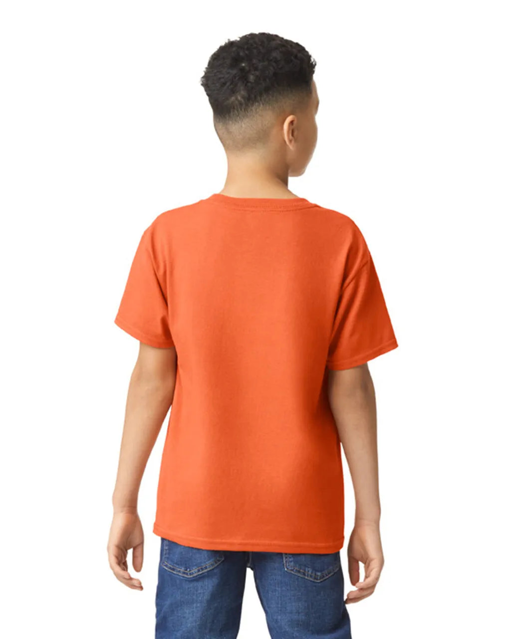 Gildan 5000B Youth Heavy Cotton Fabric - Orange, Short Sleeve, Classic Fit (1 Piece)