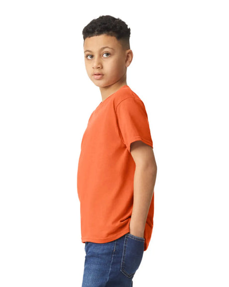 Gildan 5000B Youth Heavy Cotton Fabric - Orange, Short Sleeve, Classic Fit (1 Piece)