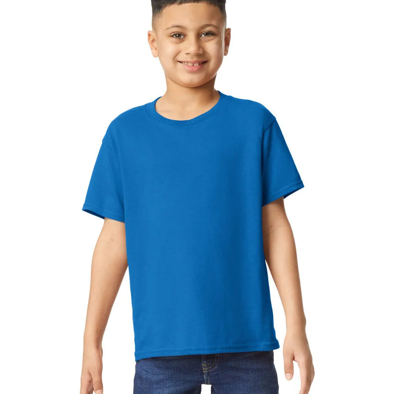 Gildan 5000B Youth Heavy Cotton Fabric - Royal, Short Sleeve T-Shirt (1 Piece)