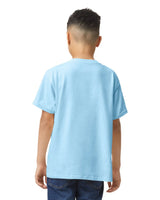 Gildan 5000B Youth Heavy Cotton Fabric - Light Blue, Short Sleeve, Classic Fit (1 Shirt)