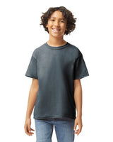 Gildan 5000B Youth Heavy Cotton Fabric - Dark Heather, Short Sleeve, Classic Fit (1 Shirt)