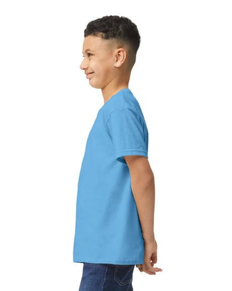 Gildan 5000B Youth Heavy Cotton Fabric - Carolina Blue, Short Sleeve, Classic Fit (1 Piece)