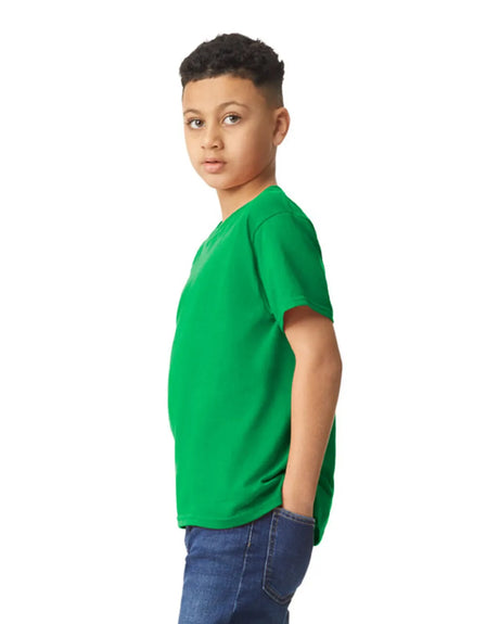Gildan 5000B Youth Heavy Cotton T-Shirt - Irish Green, Heavy Cotton, Short Sleeve (1 Piece)