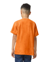 Gildan 5000B Youth Heavy Cotton T-Shirt - Safety Orange, Short Sleeve, Classic Fit (1 Unit)