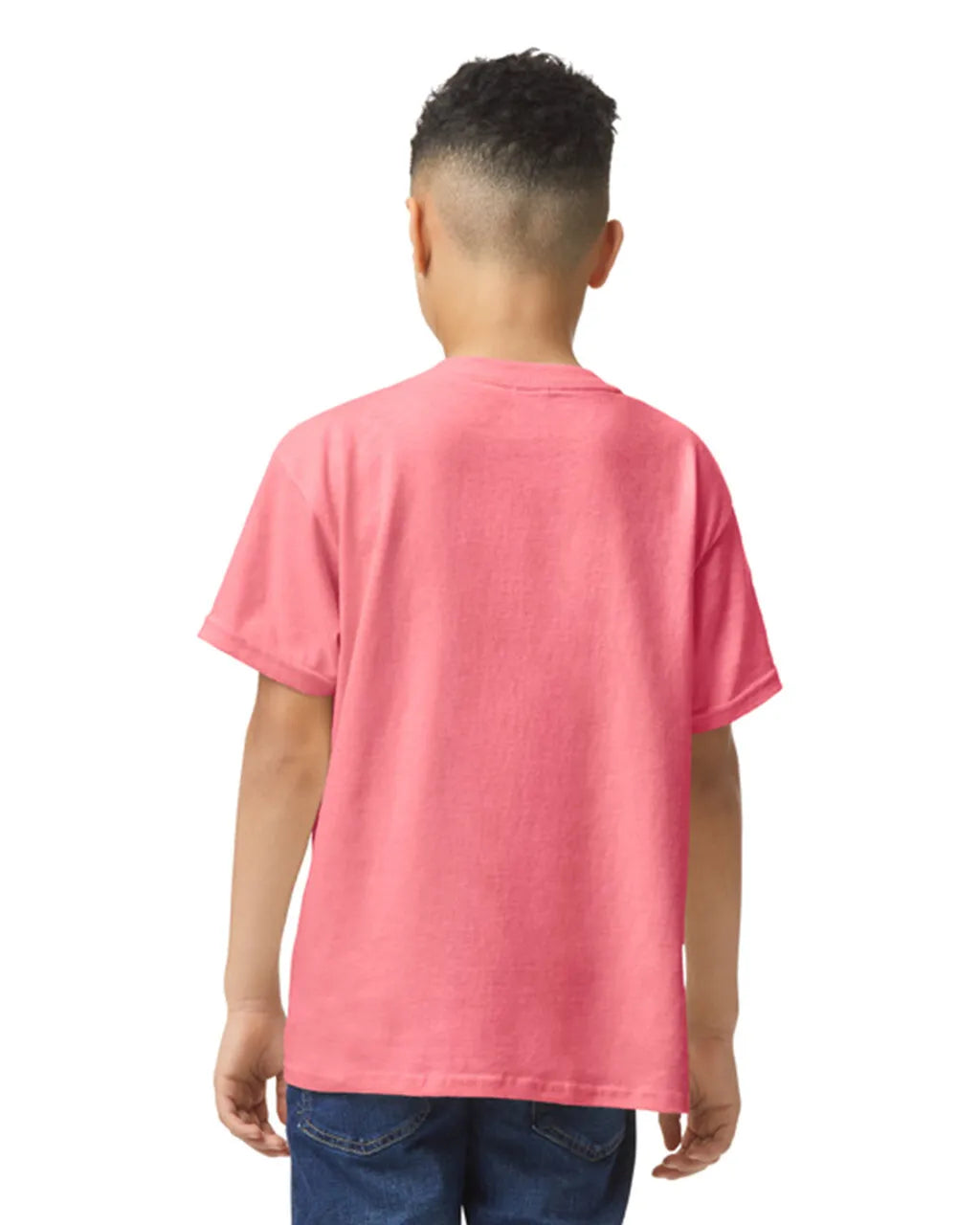 Gildan 5000B Youth Heavy Cotton Fabric - Coral Silk, Short Sleeve, Classic Fit (1 Piece)