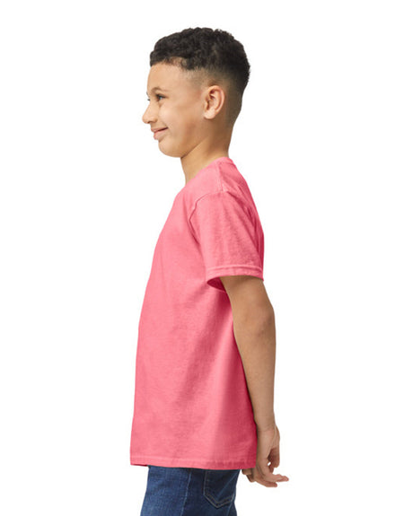 Gildan 5000B Youth Heavy Cotton Fabric - Coral Silk, Short Sleeve, Classic Fit (1 Piece)