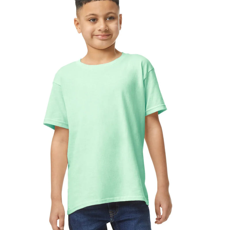 Gildan 5000B Youth Heavy Cotton Fabric - Mint Green, Short Sleeve, Classic Fit (1 Piece)