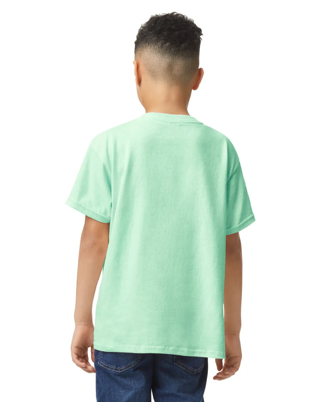 Gildan 5000B Youth Heavy Cotton Fabric - Mint Green, Short Sleeve, Classic Fit (1 Piece)