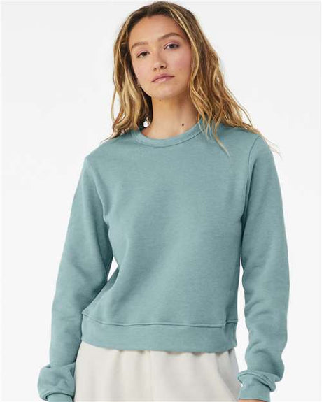BELLA CANVAS women's fleece crewneck sweatshirt