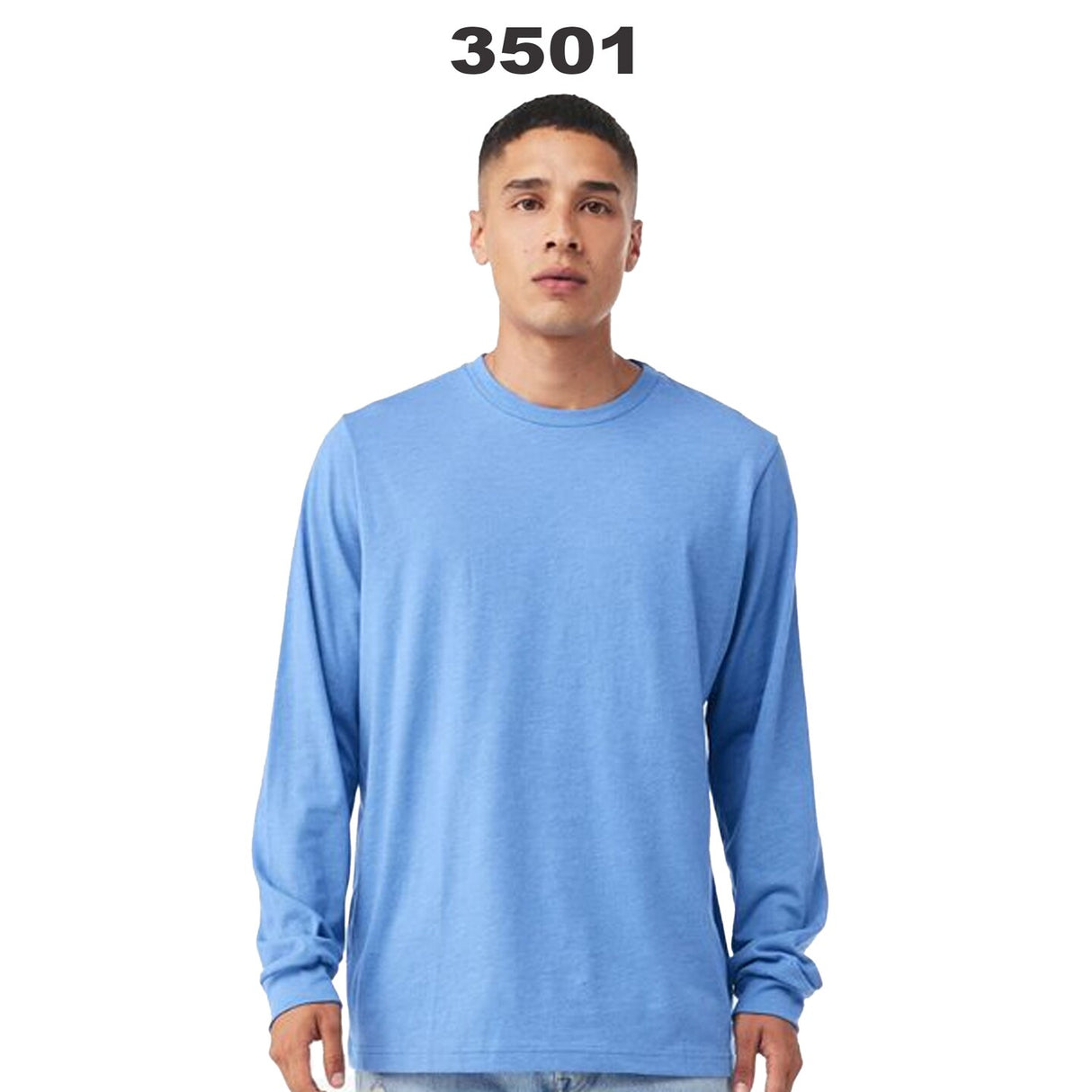 BELLA + CANVAS® Unisex Jersey Crewneck Long Sleeve Tee