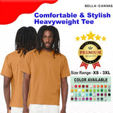 BELLA + CANVAS® Comfortable Crewneck Short Sleeve Heavyweight Tee