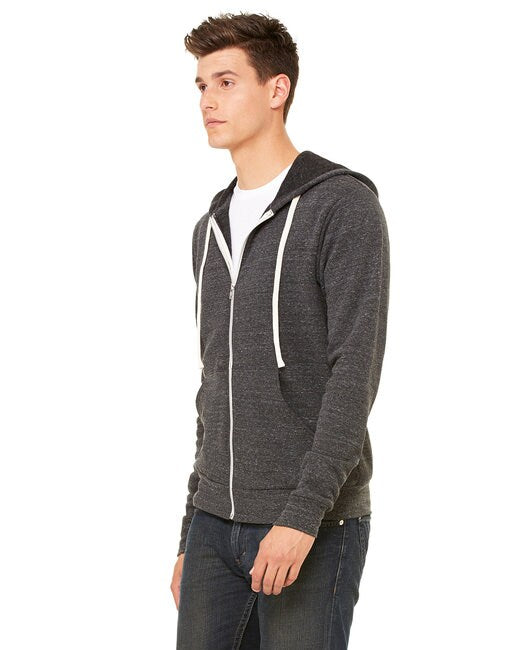BELLA + CANVAS® Triblend Sponge Fleece Full Zip Hoodie
