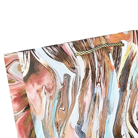 Patterned Gift Bags 10" X 5" X 12 1/2" Sturdy Recycled Paper Bags