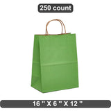 Durable Kraft Tinted Shopping Bag 16" x 6" x 12"