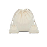 Expansive 6" x 9" Plain Cotton Muslin Pouch