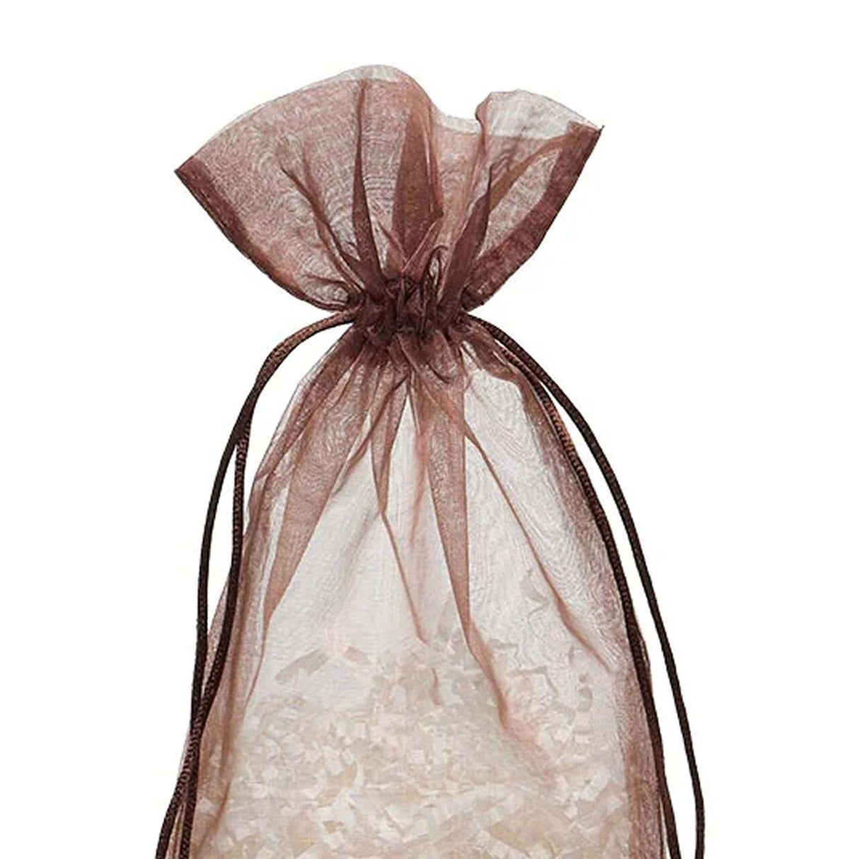 Flat Bottom Organza Bags 5 1/2''x11/2''x10 1/2'' for Beautiful Favors