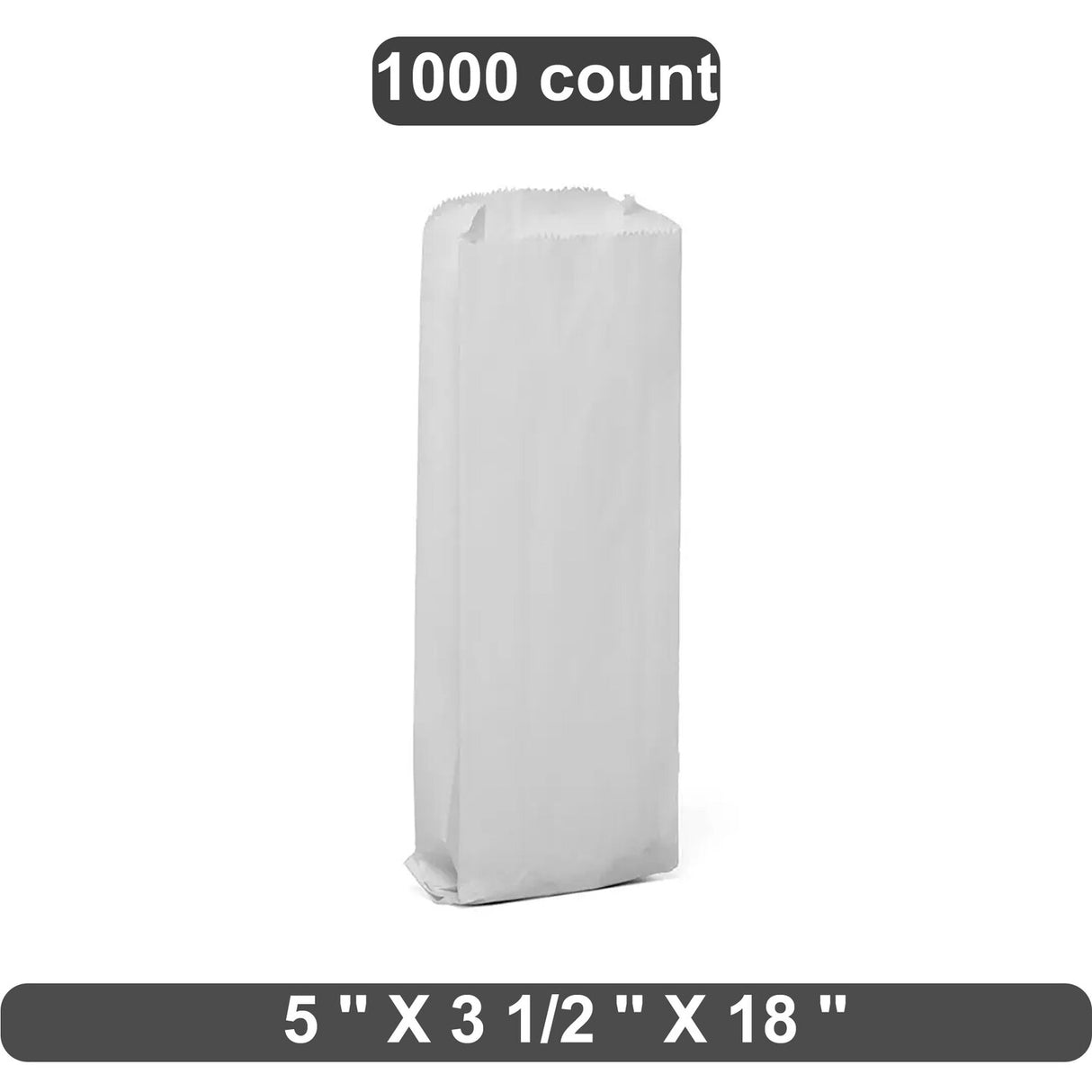 Wide Liquor Carrier Bag 5" x 3 1/2" x 18"