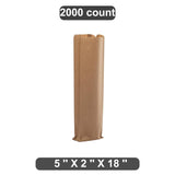 Tall Gusseted Paper Wine Bag 5" x 2" x 18"