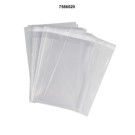 Premium Lip & Tape Self-Sealing Bags 3" x 5" 1.6 mil Thickness