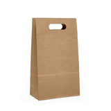 Paper Bags with Die Cut Handles 8'' x 4'' x 13 5/8''