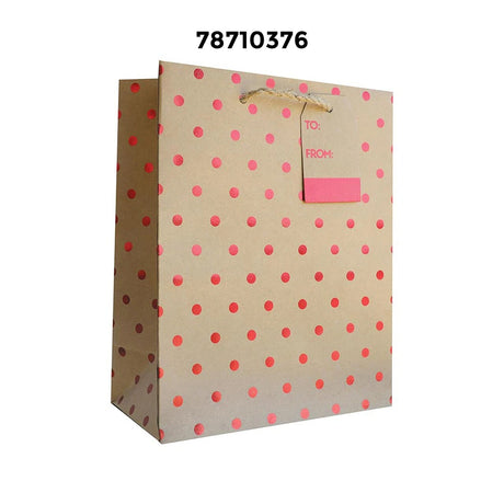 Custom Patterned Gift Bags 10" x 4" x 8"