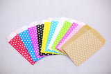 Expansive Small Dots Bags Perfect for Larger Items 6 3/8" x 8 1/2"