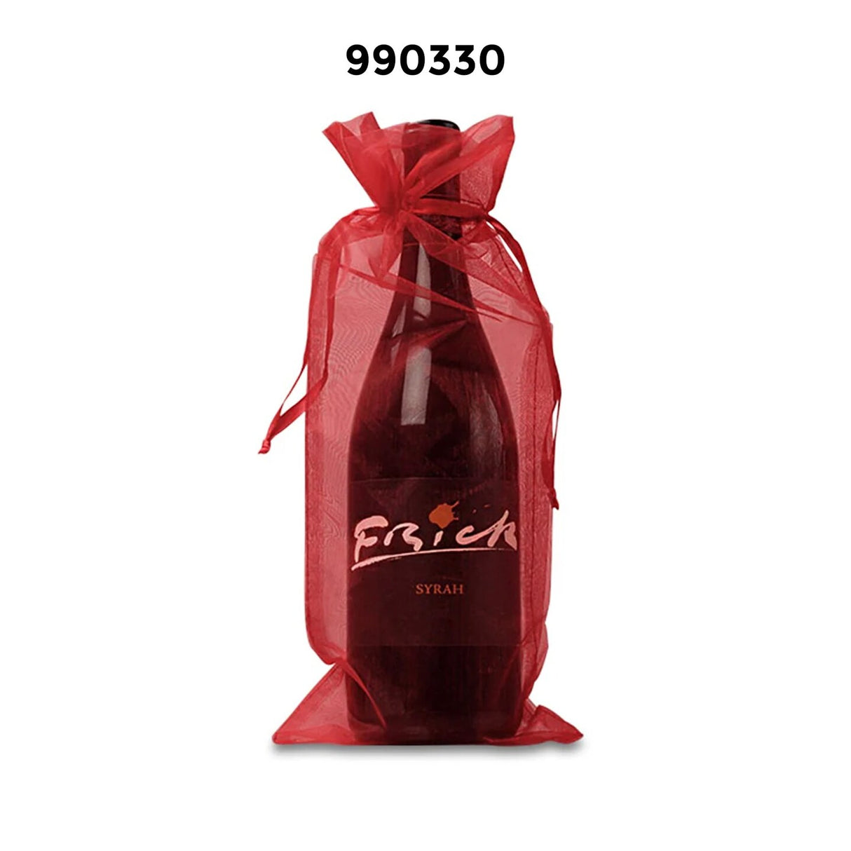 6"x15" Plain Organza Bags Stylish Wine Gift Packaging