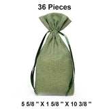 Gingham Cotton Bag 5 5/8" x 1 5/8" x 10 3/8"