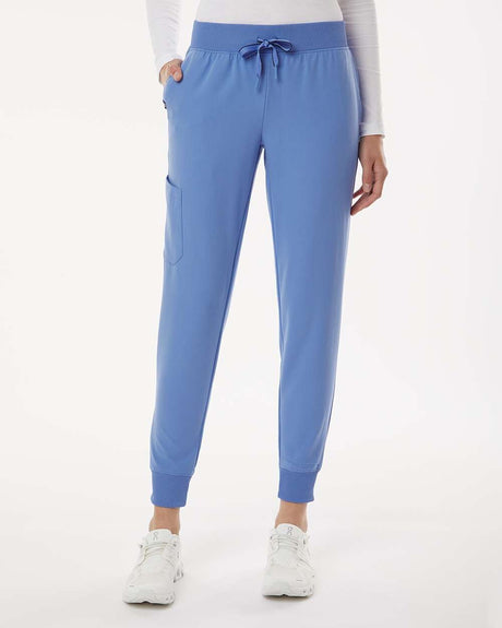Jaanuu® Women's Silex Knit Waist Scrub Joggers Petite Sizes