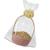 Round Bottom Basket Bags 24'' X 30'' Durable Design