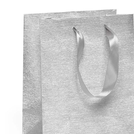 Metallic Euro Totes Brushed Finish 7'' X 3 7/8'' X 9 1/16'' Sturdy