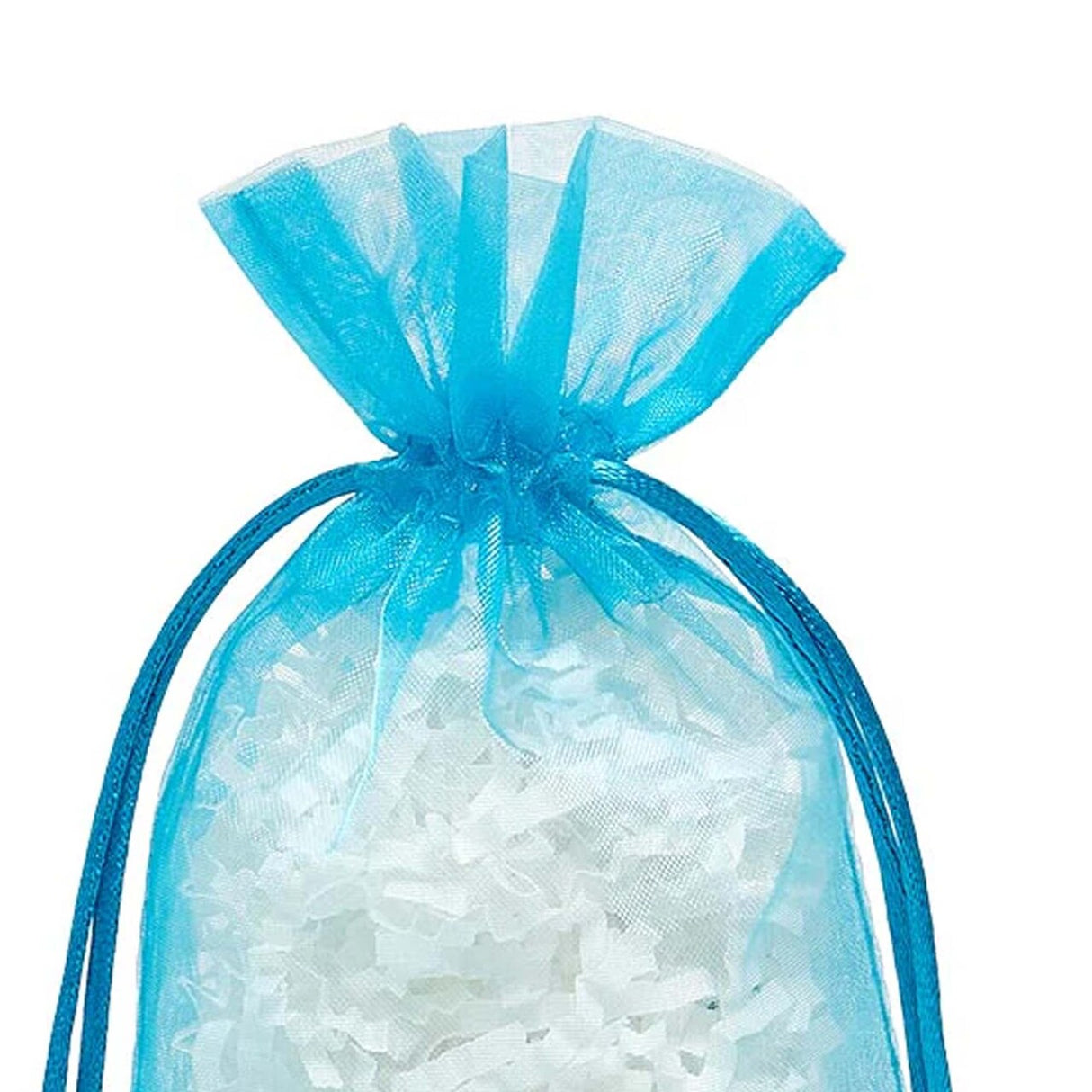 Flat Bottom Organza Bags 3 1/2''x1''x5 1/2'' for Wedding & Event Gifts