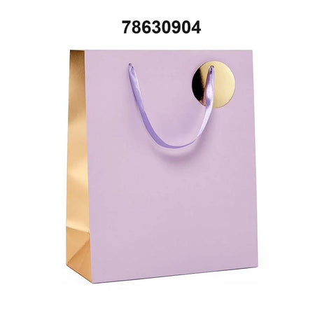 Metallic Two-Tone Euro Totes for Gifts 7'' x 37/8'' x 91/16''