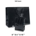 Stylish 8'' x 4'' x 10'' Glossy Euro Totes for Retail Packaging