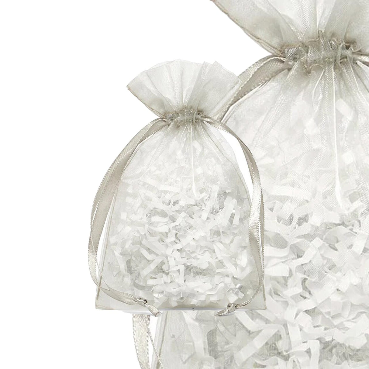 Small Sheer 4” x 6” Organza Bags For Party Favors