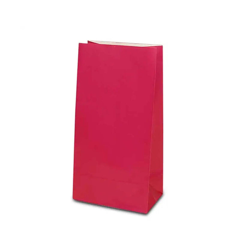 Colored Paper Gift Bags 5'' x 3 1/8'' x 9 5/8'' Design