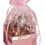 Box On The Bottom Organza Bags 2 1/2'' x 2 7/8'' x 6 1/2'' Wrap