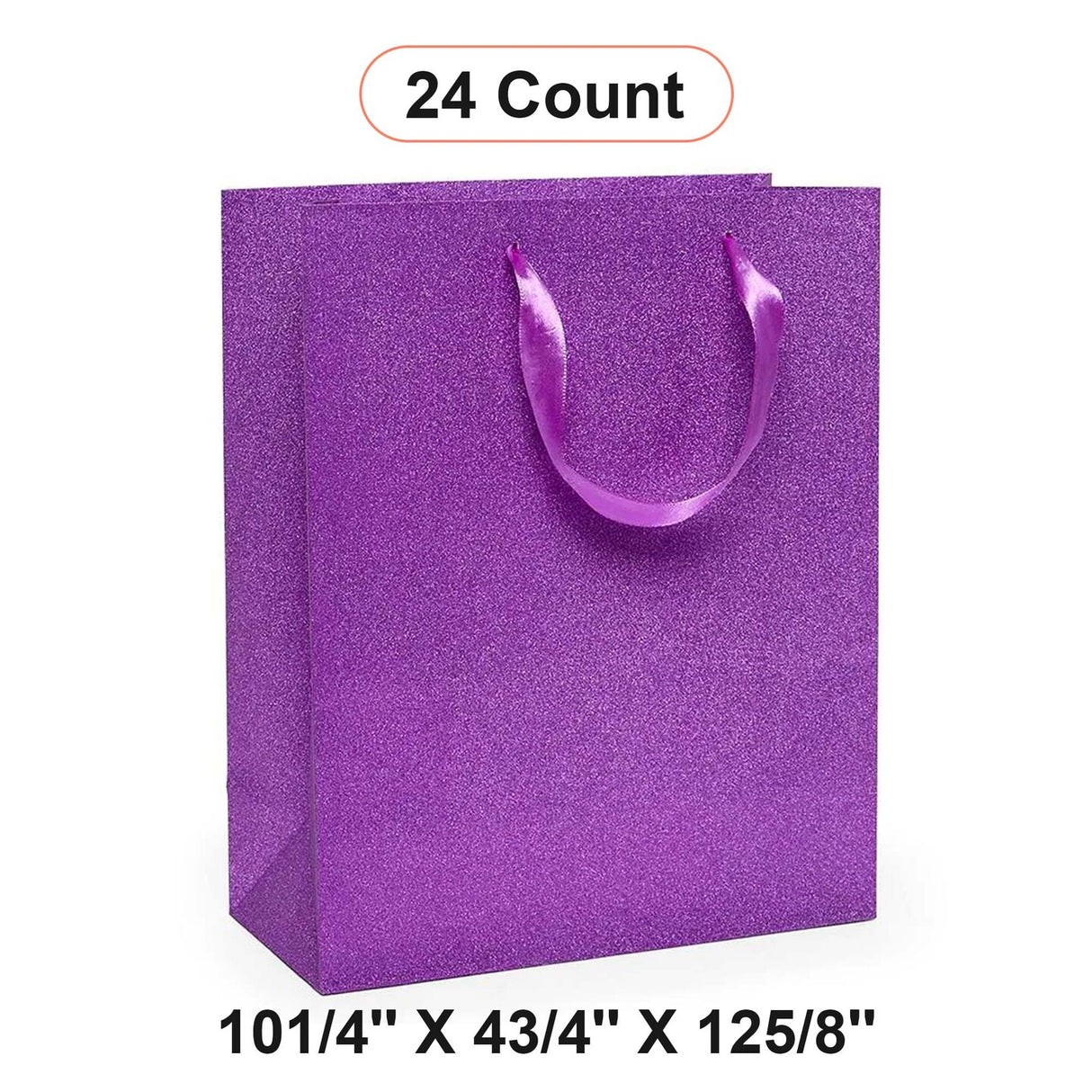 10 1/4'' x 4 3/4'' x 12 5/8'' Glitter Grain Bags for Special Occasions