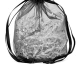 Wide Round Flat Bottom Organza Bags 9'' x 5 1/2'' x 12'' for Gifts