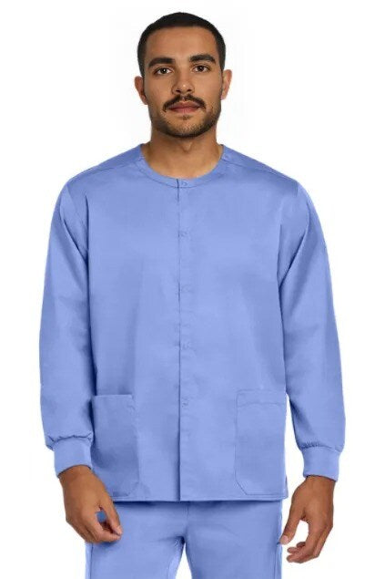 Wink® WorkFlex Snap Front Scrub Jacket Comfortable