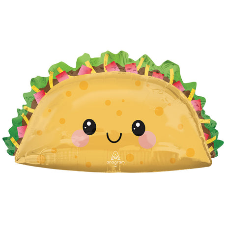 Foil Balloon Taco Time 33 Inch