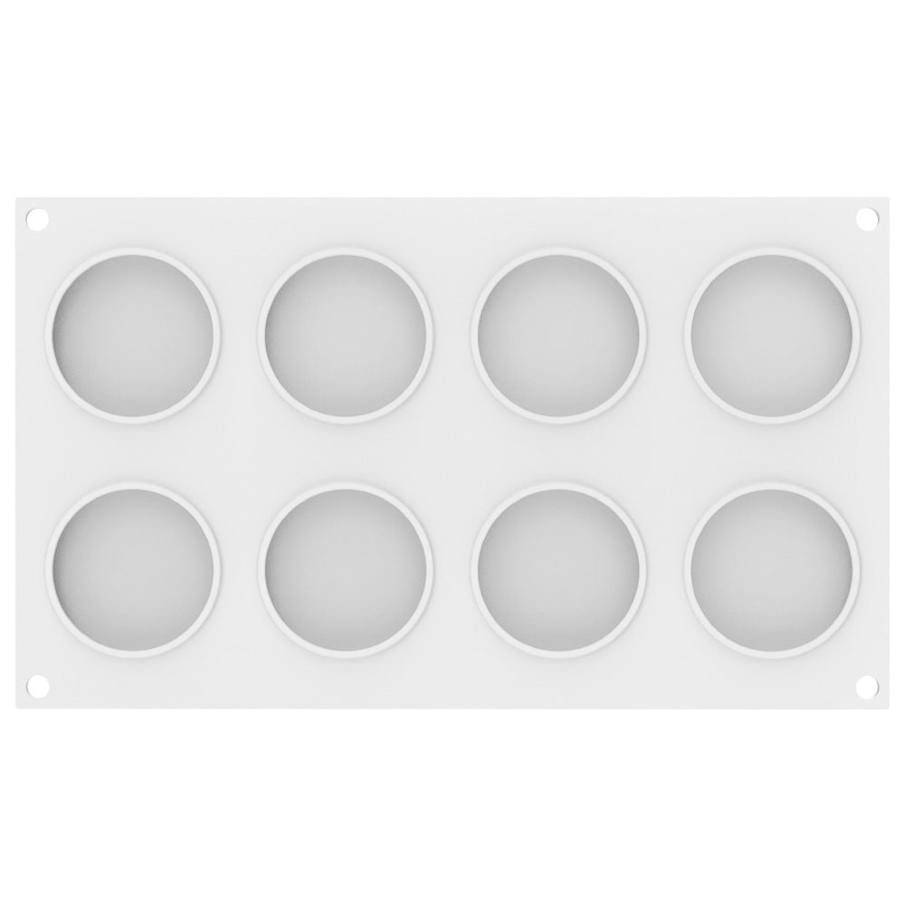 Silikomart LEVEL UP 35 Silicone Baking & Freezing Mold, 1.2 oz., 8 Cavities