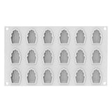 Silikomart MADELEINE XS13 Silicone Baking & Freezing Mold, 0.43 oz., 18 Cavities