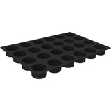 Silikomart SQ084 Silicone Cylinder Baking & Freezing Mold, 24 Cavities