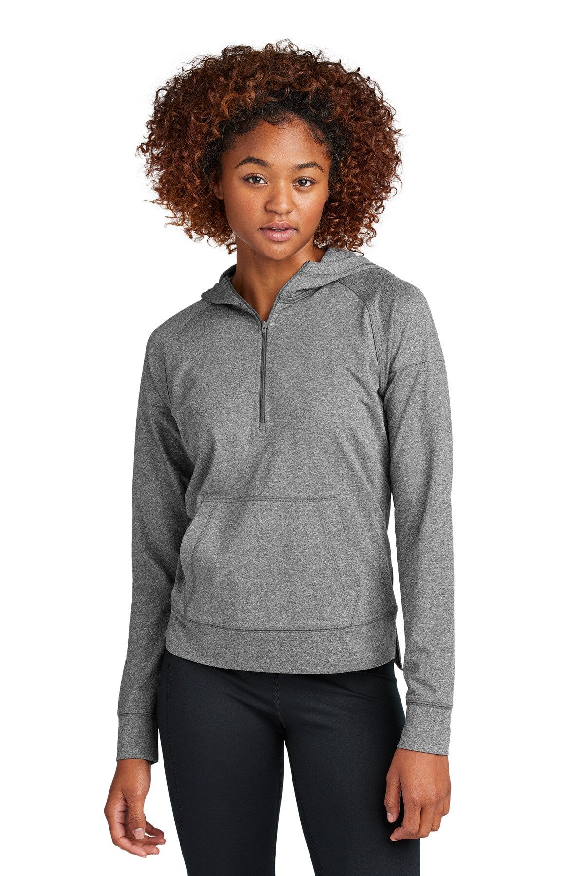 Sport-Tek® Women's Sport-Wick Stretch 1/2 Zip Hoodie