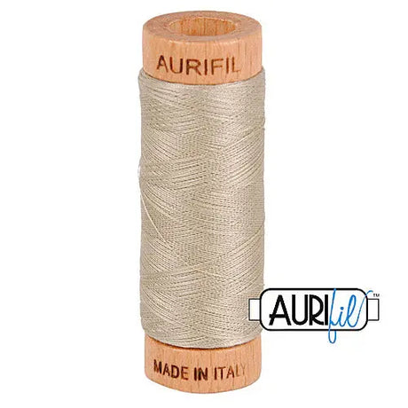 Cotton Thread 80wt Rope Beige Aurifil Spool