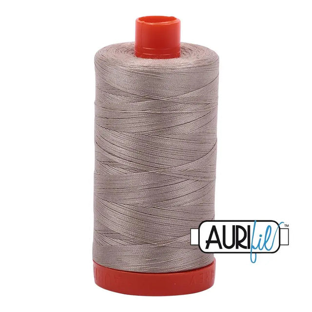 Cotton Thread Rope Beige Aurifil 50wt Large Spool