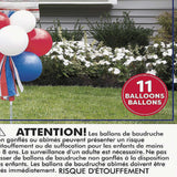 Peppy Patriotic Foil & Latex Balloon Yard Sign Kit 1 Set